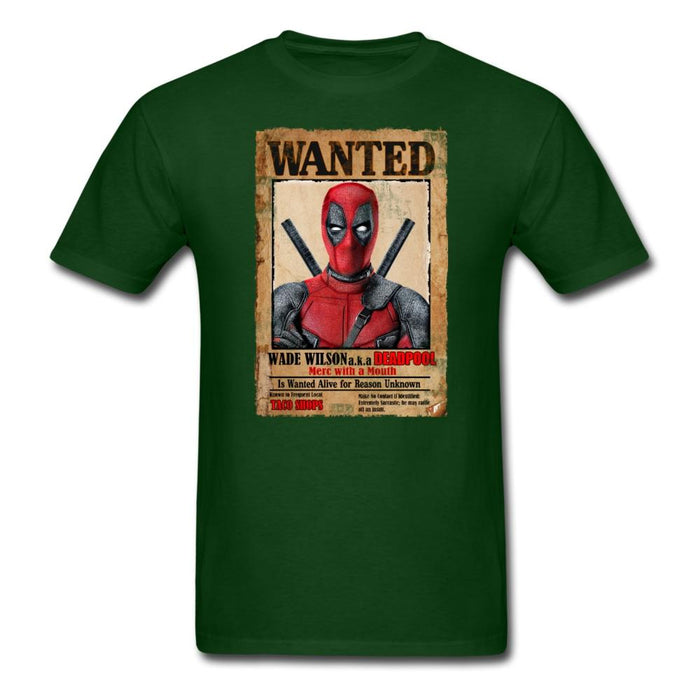 Deadpool Wanted Unisex Classic T-Shirt - forest green / S