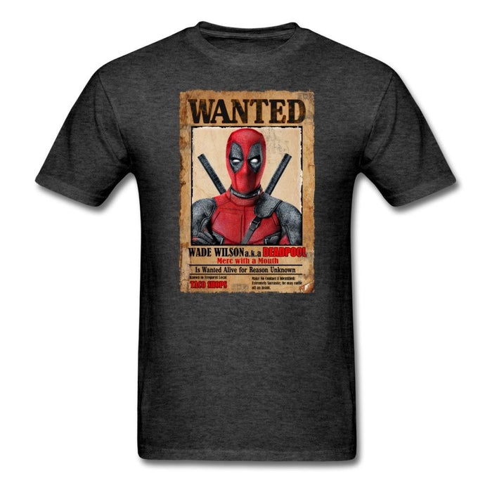 Deadpool Wanted Unisex Classic T-Shirt - heather black / S