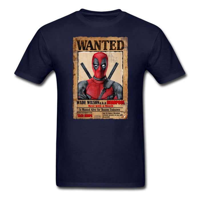 Deadpool Wanted Unisex Classic T-Shirt - navy / S
