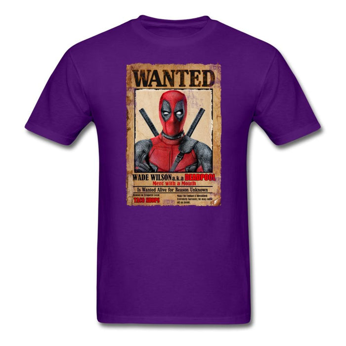 Deadpool Wanted Unisex Classic T-Shirt - purple / S