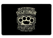 Death Before Dishonor Large Mouse Pad