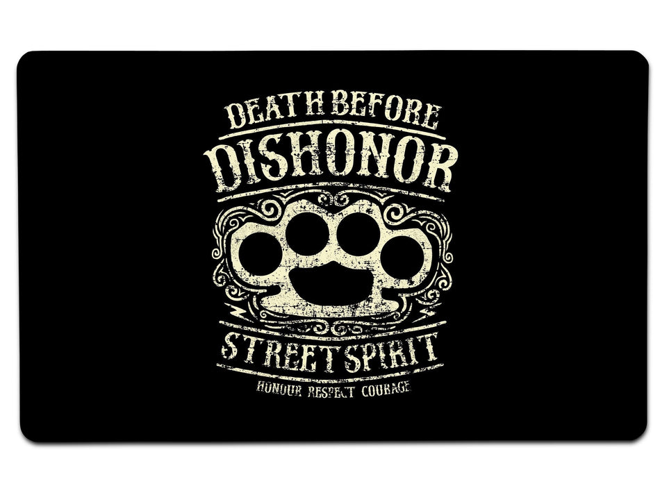 Death Before Dishonor Large Mouse Pad