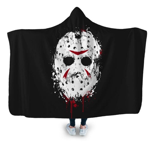 Death Behind Hooded Blanket - Adult / Premium Sherpa