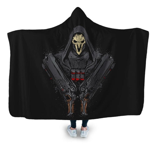 Death Comes Hooded Blanket - Adult / Premium Sherpa