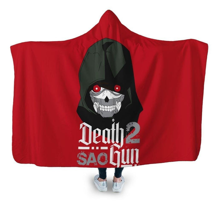 Death Gun Hooded Blanket - Adult / Premium Sherpa