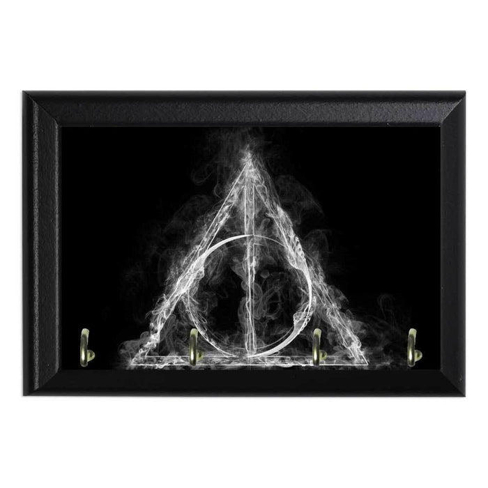 Deathly Hallows Decorative Wall Plaque Key Holder Hanger - 8 x 6 / Yes
