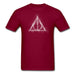 Deathly Hallows Smoke Unisex Classic T-Shirt - burgundy / S