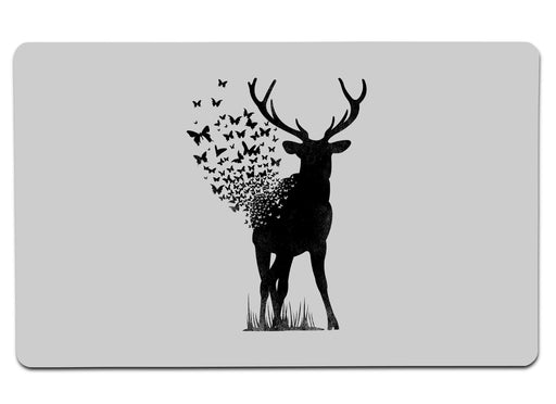 Deer Butterfly Large Mouse Pad