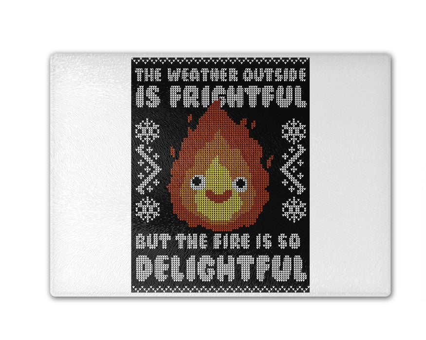 Delightful Fire Cutting Board