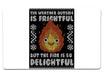 Delightful Fire Large Mouse Pad