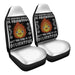 Delightful fire Car Seat Covers - One size