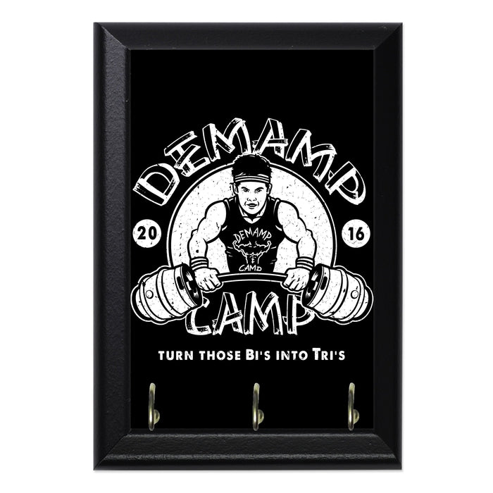 Demamp Camp Wall Plaque Key Holder - 8 x 6 / Yes