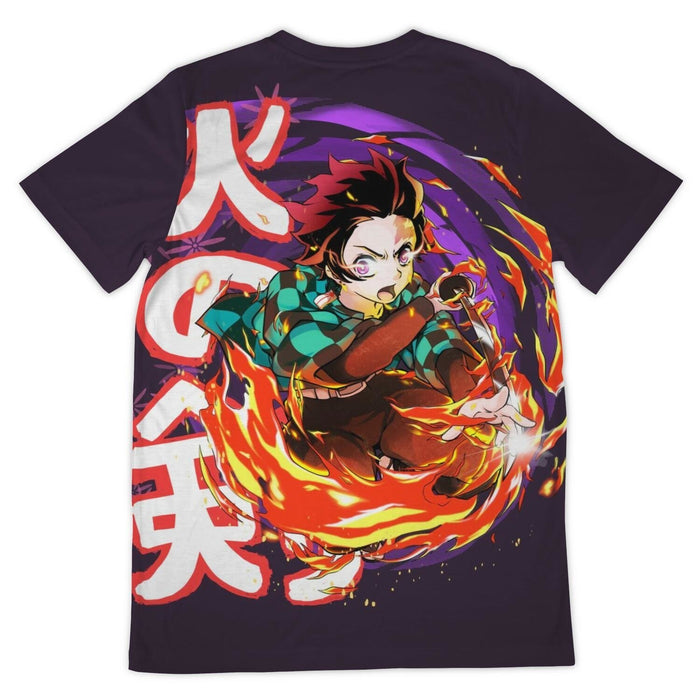 Demon Slayer Tanjiro All Over Print T-Shirt