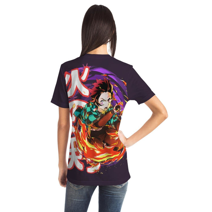 Demon Slayer Tanjiro All Over Print T-Shirt