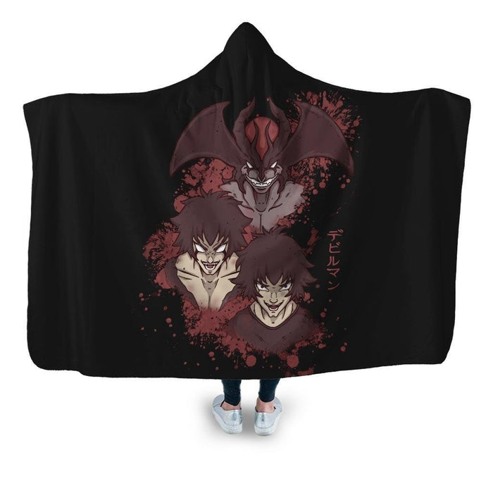 Demon Transformation Hooded Blanket - Adult / Premium Sherpa