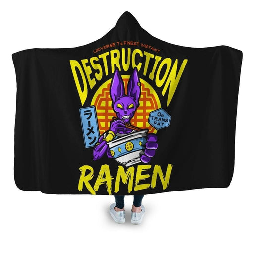 Destruction Ramen Hooded Blanket - Adult / Premium Sherpa