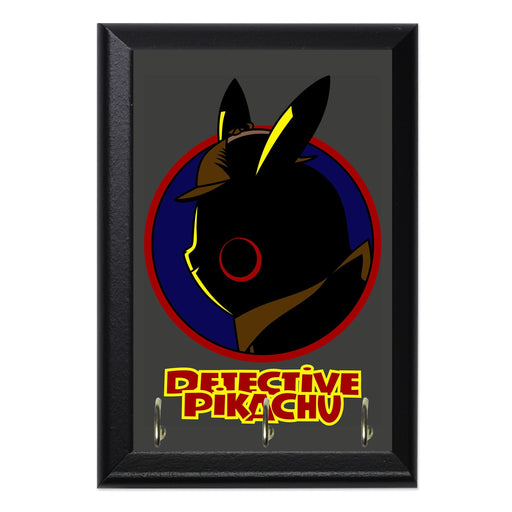 Detective Pikachu Key Hanging Plaque - 8 x 6 / Yes