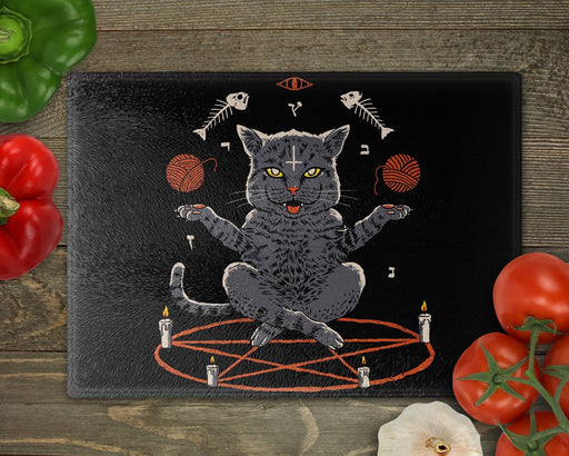 Devious Cat Cutting Board