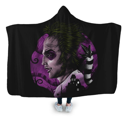 Devious Ghost Hooded Blanket - Adult / Premium Sherpa