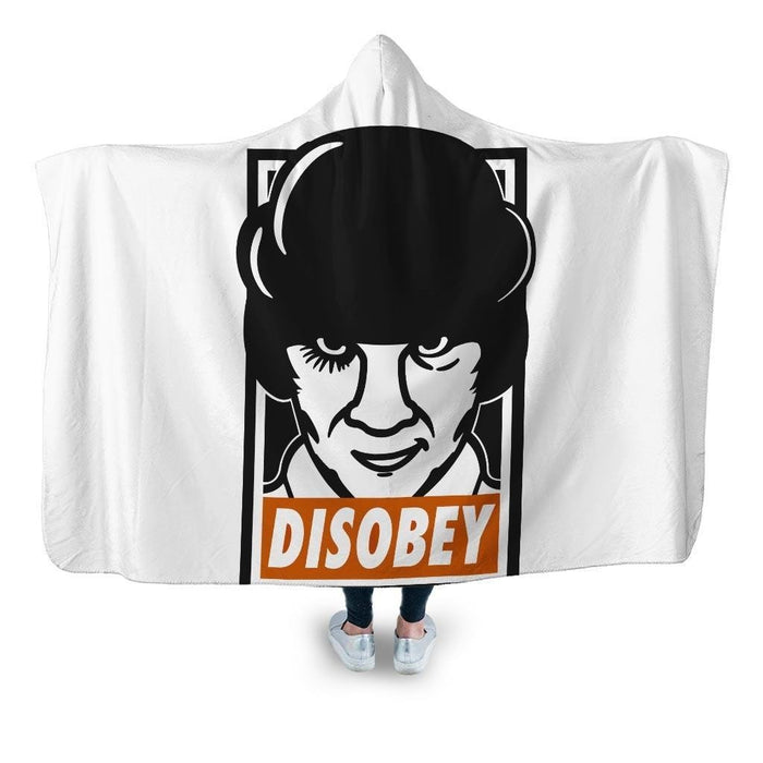 Disobey Hooded Blanket - Adult / Premium Sherpa