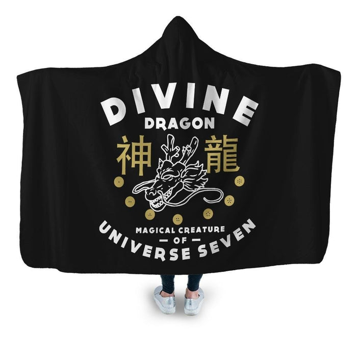 Divine Dragon Hooded Blanket - Adult / Premium Sherpa