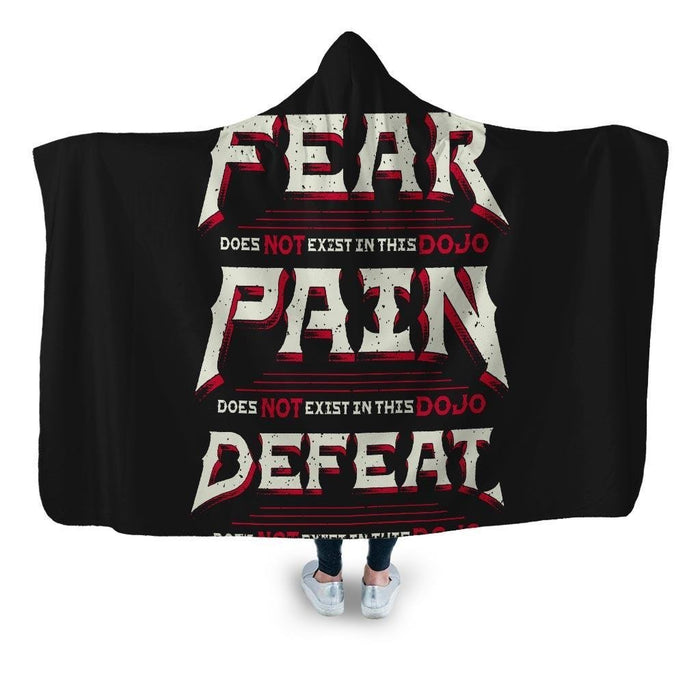 Does Not Exist Hooded Blanket - Adult / Premium Sherpa