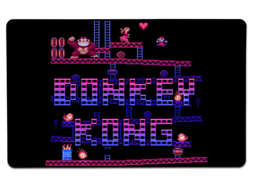 Donkey Kong Colors Clear Large Mouse Pad
