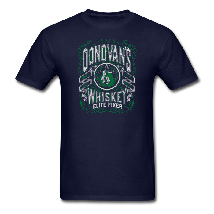 Donovans Whiskey Unisex Classic T-Shirt - navy / S