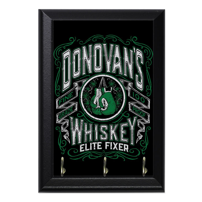 Donovans Whiskey Wall Plaque Key Holder - 8 x 6 / Yes