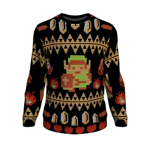 Don’t Wear Alone All Over Print Ugly Sweater - XS