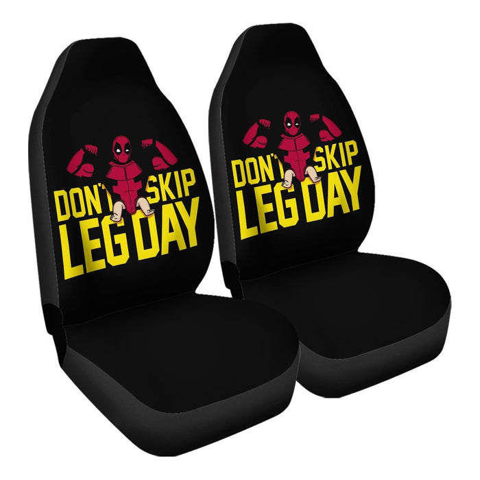Don’t skip leg day Car Seat Covers - One size