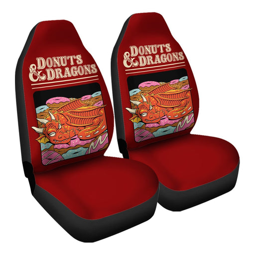 Donuts And Dragons Car Seat Covers - One size