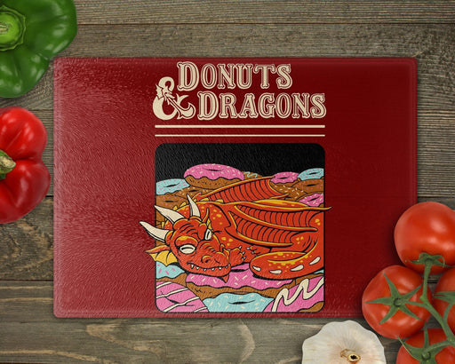 Donuts And Dragons Cutting Board