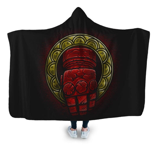 Doom Hand Of The King Hooded Blanket - Adult / Premium Sherpa