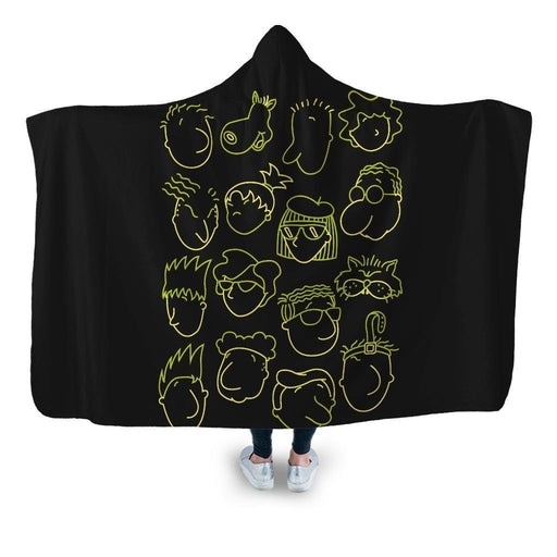 Doug Hooded Blanket - Adult / Premium Sherpa