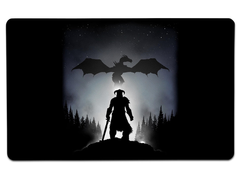 Dragon Hunting Large Mouse Pad