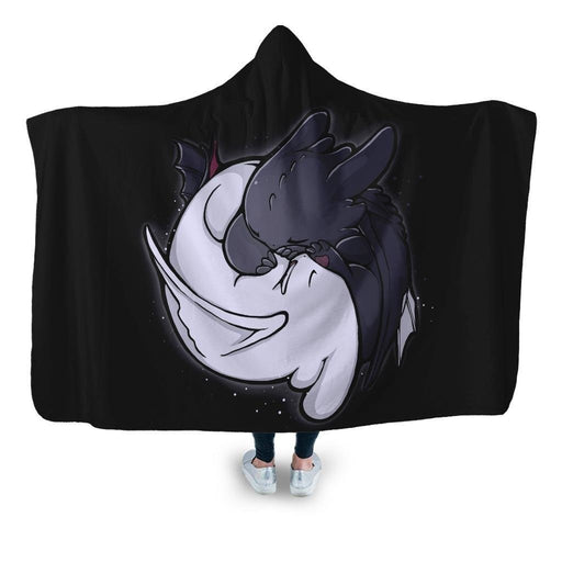 Dragon Tao Hooded Blanket - Adult / Premium Sherpa