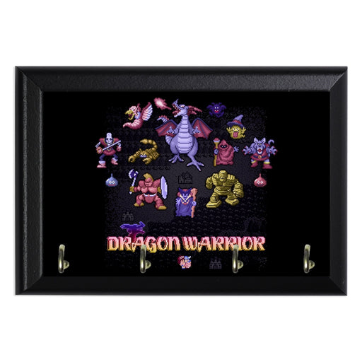 Dragon Warrior Wall Key Hanging Plaque - 8 x 6 / Yes