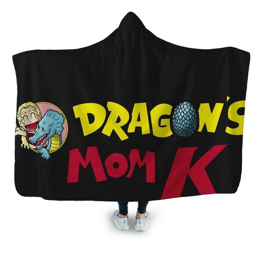 Dragons Mom Hooded Blanket - Adult / Premium Sherpa