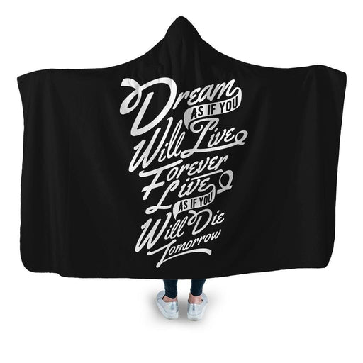 Dream Hooded Blanket - Adult / Premium Sherpa