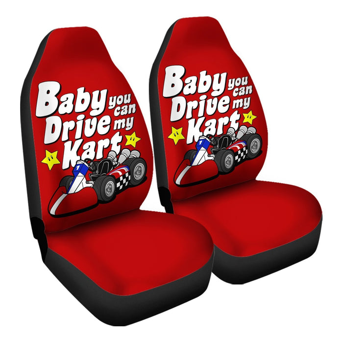 drive my kart Car Seat Covers - One size