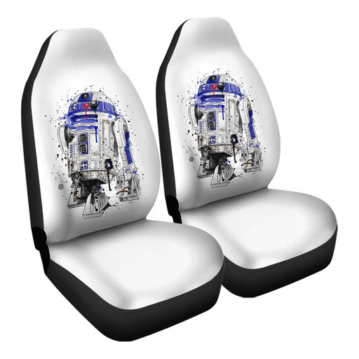 Droid Watercolor Car Seat Covers - One size