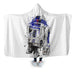 Droid Watercolor Hooded Blanket - Adult / Premium Sherpa