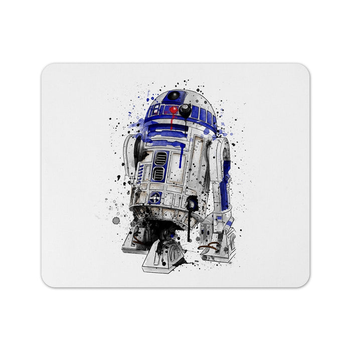 Droid Watercolor Mouse Pad