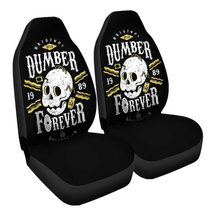 Dumber Forever Car Seat Covers - One size
