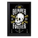 Dumber Forever Key Hanging Wall Plaque - 8 x 6 / Yes