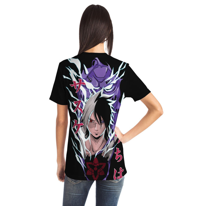 Sasuke Uchiha All Over Print T-Shirt