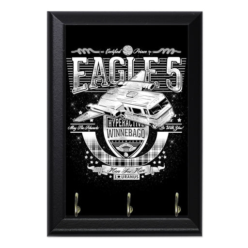 Eagle 5 Wall Plaque Key Holder - 8 x 6 / Yes