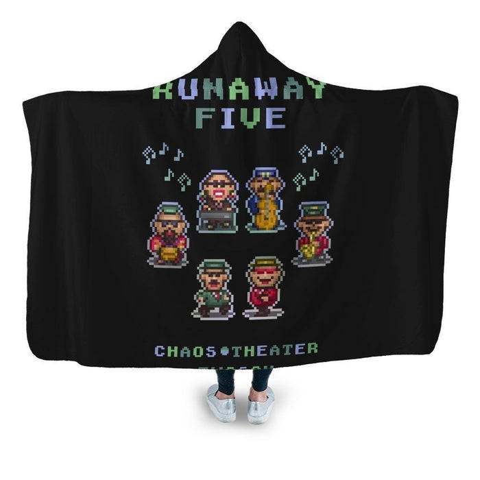 Earthbound Runaway 5 Hooded Blanket - Adult / Premium Sherpa