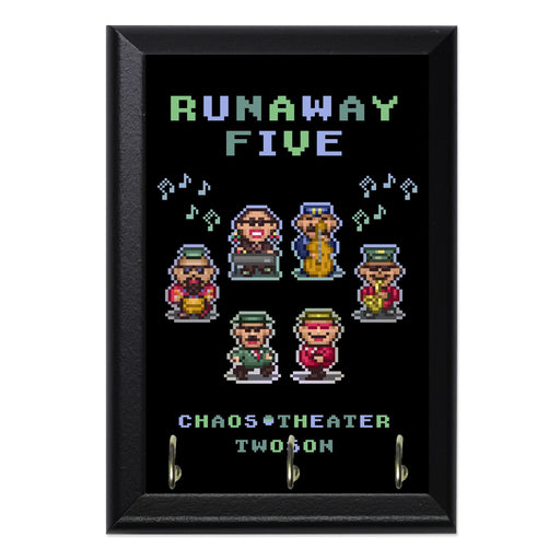 Earthbound Runaway 5 Wall Key Hanging Plaque - 8 x 6 / Yes